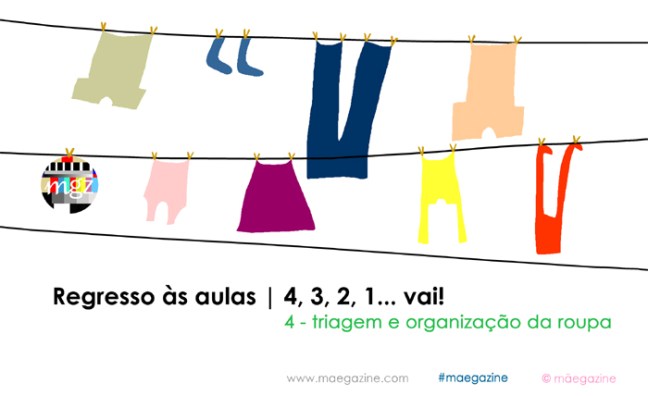 regresso as aulas 4 triagem da roupa